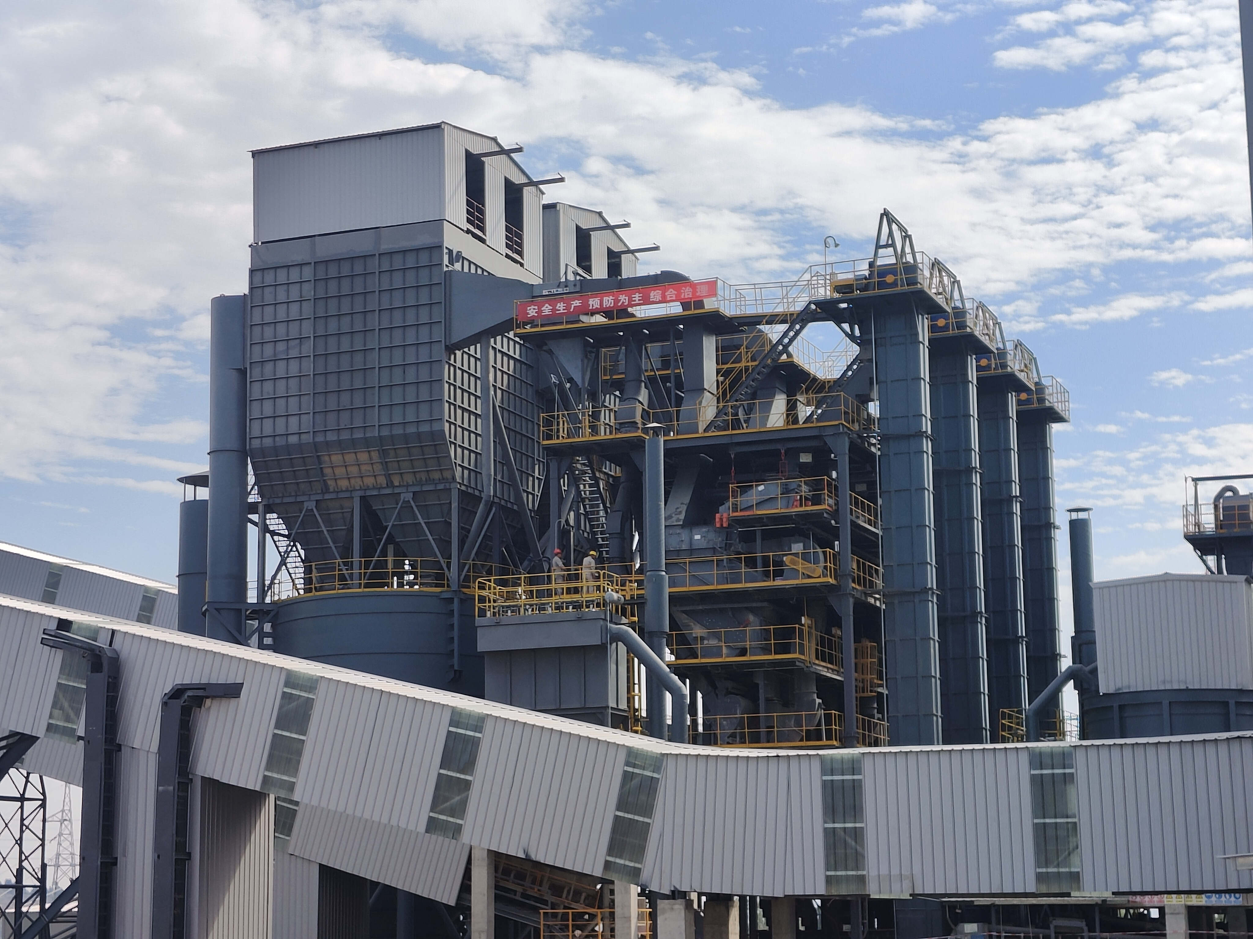 水洗洗改干法，只用一臺無動力選粉機，處理多種原料